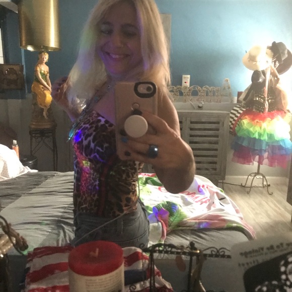 Animal print bodysuit with thong back - Picture 8 of 8